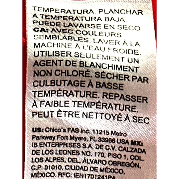 Chicos Poplin Bow and Grommet Detail Tunic - Picture 8 of 10